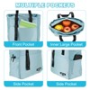 Unique Bargains Insulated Leakproof Thermal Zipper Portable Lunch Bag - 4 of 4