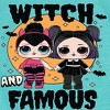 Girls' - LOL Surprise! - Halloween Witch & Famous Fitted Short Sleeve Graphic T-Shirt - 2 of 4