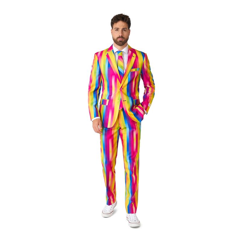 OppoSuits Men's Suit - Rainbow Glaze - Multicolor, 1 of 7