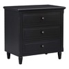 ORRD 3-Drawer Nightstand Storage Wood Cabinet - 4 of 4