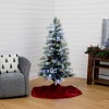 Nearly Natural 5-ft Flocked Pre-Lit Fiber Optic Artificial Pinecone and Berries Christmas Tree with 48 White LED Lights - 4 of 4