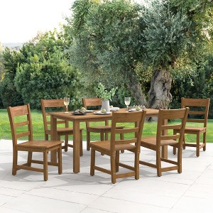 Arceso Armless HDPS Outdoor Dining Chairs, Weather-Resistant Patio Chairs, 350 lb Support, for Lawn, Garden, Backyard or Indoor Use - 1 of 4