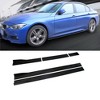 Car Front Bumper Lip Splitter Spoiler Side Skirts Kit Bumper Lip Wrap Splitter Automotive Air Dams Replacement For Most Vehicles Sedans - 2 of 4