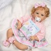 Paradise Galleries Reborn Toddler Girl Doll Story Time, 21 inch with Light Blonde Hair and Blue Eyes, Made in SoftTouch Vinyl - 2 of 4