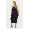 Women's Plus Size Love Affair Midi Dress - dark navy | CITY CHIC - 2 of 4