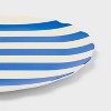 4pk 10" Scallop Striped Dinner Plate Set - Sun Squad™ - 3 of 3