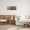 Stupell Industries Cabin Time Phrase with Deer, 30" x 13" - 2 of 4