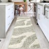 Contemporary Abstract Spray Print Area Rug Ultra Thin Low Pile Machine Washable Stain Resistant Non Slip Non Shedding Floor Carpet - 3 of 4