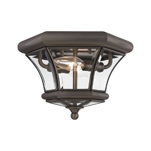 Livex Lighting Monterey/Georgetown 2 - Light Flush Mount in  Bronze - 1 of 2