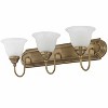 Livex Lighting Belmont 3 - Light Vanity in  Antique Brass - 2 of 4