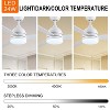 BestParts Smart 48" LED Ceiling Fan with Remote Control - Dual Seasonal Wind Modes, 5-Speed + 3-Color Lighting, Energy Efficient, White - 4 of 4