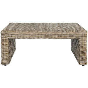 Persis Coffee Table - Natural - Safavieh - 1 of 4