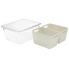 Gibson 4 Piece Mini Basket Fresh Keeper Container Set - 4 of 4