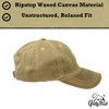 Nertpow Canvas Hat ¨C Adjustable Unstructured Cap for Men & Women, Durable, Weather-Resistant - 3 of 4