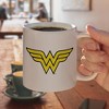 Wonder Woman Classic Logo Ceramic Coffee Mug  Novelty Gift Mugs for Coffee  Tea and Hot Drinks  11oz  White - 4 of 4