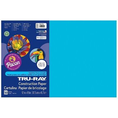Pacon Tru-ray 12 X 18 Construction Paper Warm Assorted 50 Sheets  (p102948) : Target