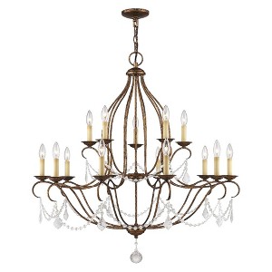 Livex Lighting Chesterfield 15 - Light Chandelier in  Hand Applied Venetian Golden Bronze - 1 of 1