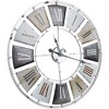 Sorbus 24" Vintage Industrial Style Oversized Decorative Wall Clock - Beautifully decorate any wall space in the household - 3 of 4