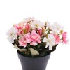 Unique Bargains Artificial Plants Autumn Cherry Blossoms Plastic 4.33"x4.33"x7.87" 1 Pcs - 4 of 4