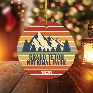 Vintage Grand Teton National Park Ornament| OrnamentallyYou - 1 of 4