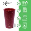 Silipint: Silicone Pint Glasses: 2 Pack Speckled Red - 16oz Unbreakable Cups - 2 of 4