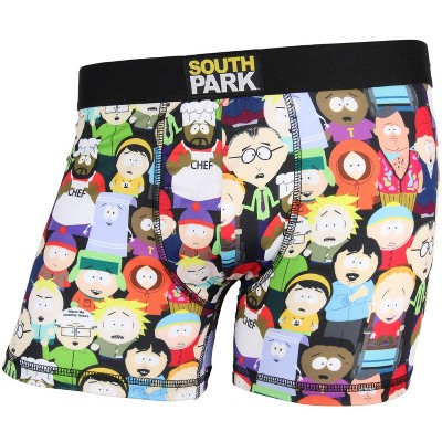South Park Men's Allover Character Design Boxer Briefs Underwear