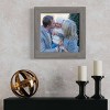 PosterPalooza | 3x3 Wide Barnwood Picture Frame, UV Acrylic, 6 Finishes - Grey, Brown, White, and Black - 3 of 4