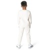 EVERYDAY KIDS Boys’ Fleece Off-White Crewneck Sweatshirt; Boy’s Long Sleeve Pullover Shirt - Soft and Breathable Cotton/Poly Blend - 4 of 4