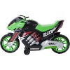 Dazmers Wheelie Lifters Toys Electric Motorcycle Toy with Lights and Sounds-Green - image 3 of 4