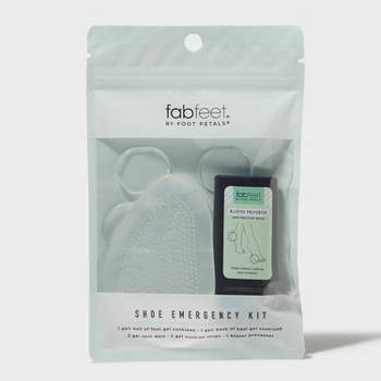 Fab Feet Women's by Foot Petals Gel Shoe Cushions Emergency Kit - Clear
