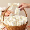 Juvale 60-Pack Facial Tissue Souvenirs for Guests - Welcome Bag Party Favors and Pocket-Size Travel Packs - Wedding Design - 2 of 4