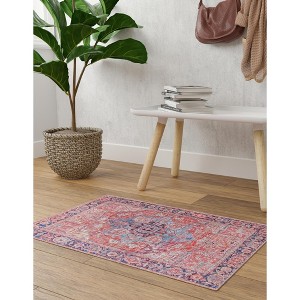 Unique Loom Maahru Collection Area Rug - Super Moon - 1 of 4