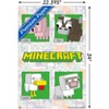 Trends International Minecraft - Simple Comic Animal Grid Unframed Wall Poster Prints - 3 of 4