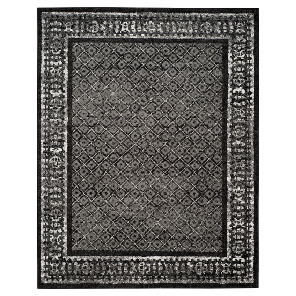 Remi Area Rug - Black/Silver (9'x12') - Safavieh