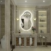 Apmir Super Bright 192 LEDs/m LED Lighted Anti-Fog Tempered Glass Irregular Bathroom/Vanity Mirror with ETL & 3-Year Warranty - 2 of 4
