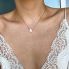 Adornia 14k Gold Plated Diamond Star Charm Necklace - 2 of 3