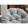 Oversized Swivel Papasan Chair with 360-degree Rotation - 3 of 4