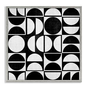 Stupell Industries Black & White Arch Pattern, 24" x 24" - 1 of 4