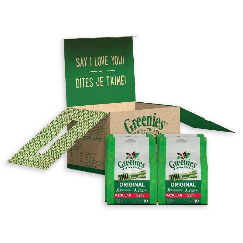 Greenies Regular Original Chicken Flavor Adult Dental Dog Treats, 1 of 13