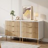 Zstar 3 Drawer Dresser for Bedroom, with Metal Handles - 4 of 4