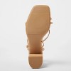 Women's Phoebe Strappy Ball Ornament Heels - A New Day™ - 4 of 4