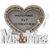 Wedding Photo Frame "Cherish Every Memory", Wedding Gifts for Couples, Table Photo Frame, Home Decoration for Picture/Posters Mr Mrs - 2 of 4