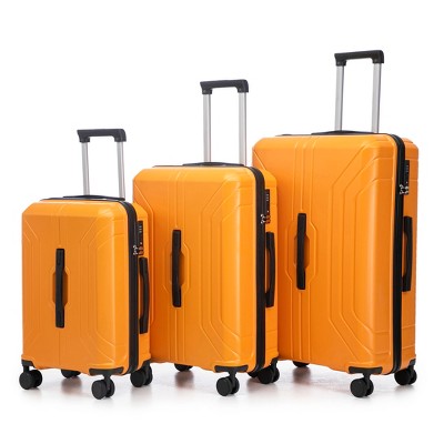 KTMBDW Luggage 3 Piece Set Suitcase Spinner Hardshell Lightweight TSA Lock - 20"/24"/28"