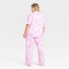 Women's Wicked x Katie Kime Pajama Set 2pc - Pink - 2 of 3