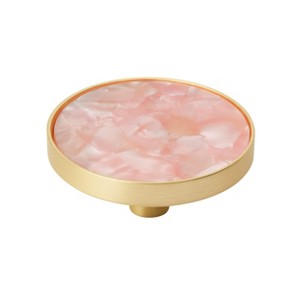 Amerock Accents Round Decorative Cabinet or Drawer Knob, 2 Pack - 1 of 4