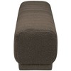 Meridian Furniture,Heathrow Boucle Fabric Ottoman/Bench - 4 of 4