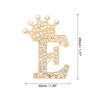 Unique Bargains Women Rhinestone Initial Alphabet Badges Pins and Clips - 2 of 4