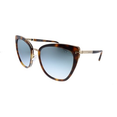 Tom Ford Simona TF 717 53Q Womens Butterfly Sunglasses Classic Havana 57mm