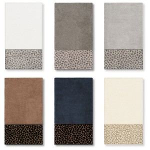 Linum Home Textiles 100% Turkish Cotton SPOTS Embellished Towel Set - 1 of 3