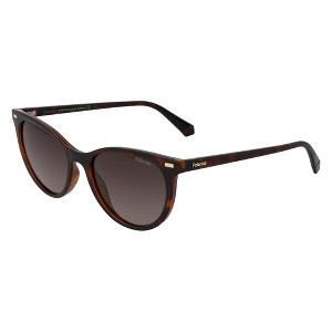 Polaroid PLD 4107/S 086_LA Womens Cat-Eye Polarized Sunglasses Havana 52mm - 1 of 3